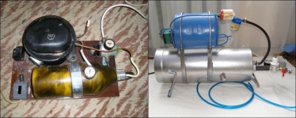Compresor pentru generator de fum cu fotografie de mâini proprii, instrucțiuni video pas cu pas