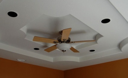 Candelabru cu un ventilator, cum să alegi ventilatorul de plafon cu o lampă, exemple în fotografie