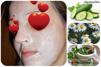 Mască pentru rețetele de față bunica agafia curățare și albire pentru pielea grasă și combinate