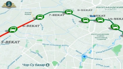 Evitarea blocajelor de trafic Tașkent „inel“ va ajunge rapid la piață, „Abu Šahy“ și „Urikzor“ -