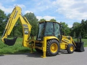 Recenzia buldoexcavatoarelor komatsu (komatsu) wb93r 5, wb97s, wb97s 5