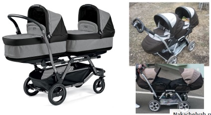 Peg perego duette (peg-perego duet) az ikrek és a nyaralók babakocsijának áttekintése