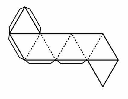 Să vorbim despre cum să asambleze un octaedru de hârtie