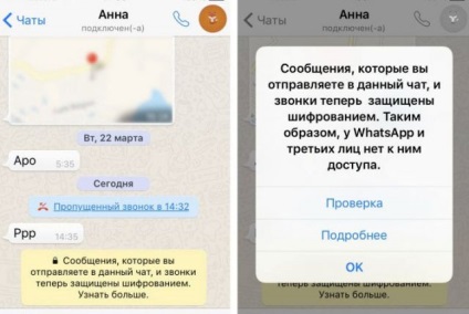 End-to-end de criptare a mesajelor în whatsapp, cum se dezactivează în vatsap