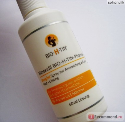 Spray bio-h-ón gyógyszer minoxidil 20 mg