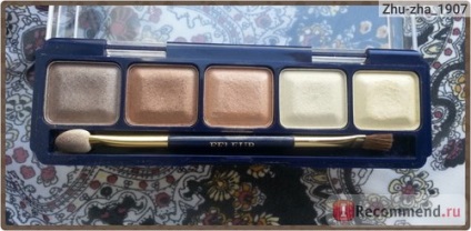 Eyeshadow ffleur compact cu paleta aplicator, cinci culori