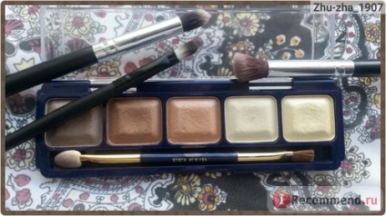 Eyeshadow ffleur compact cu paleta aplicator, cinci culori