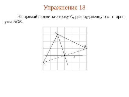 O lecție pe tema punctelor geometrice