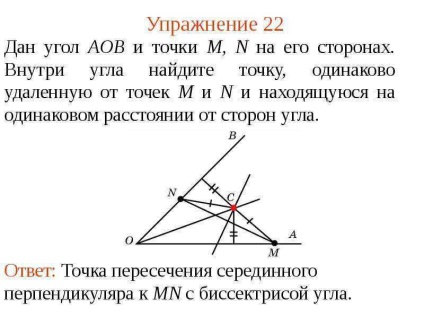 O lecție pe tema punctelor geometrice