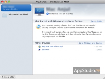 Windows live mesh pe un mac dacă are sens să folosească aplicația appstudio