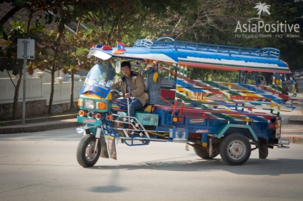 Transportul tuk-tuk din Asia