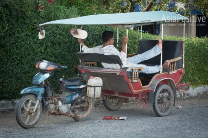 Transportul tuk-tuk din Asia