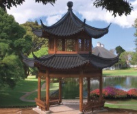 Gazebo în stil chinezesc - casă confortabilă