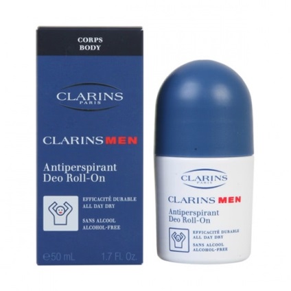 Clarins bărbați antiperspirant deo roll-on și clarins bărbați soin idéal mains active de îngrijire a mâinilor sau unul