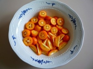 Fructe confiate din kumquat, grădina mea