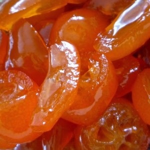 Fructe confiate din kumquat, grădina mea