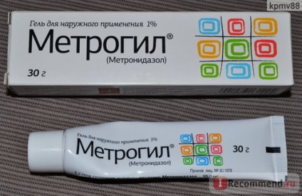 Fondurile de dermatotropină au un gel de metrogil farmacologic - 