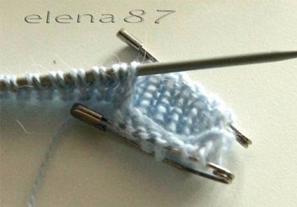 Dublă ace de tricotat pentru o tehnică de tricotat pentru începători