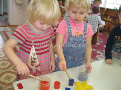 Играта - експеримент в рамките на изследването на организацията и експериментални дейности с по-малките деца