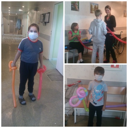 Jocurile și activitățile voluntarilor noștri cu copiii din spital - decora împreună templul pentru copii