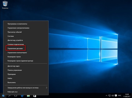 Cum se împarte un disc în Windows 10