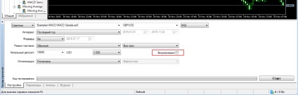 Cum să testați și să optimizați consilierul în terminalul de tranzacționare mt5