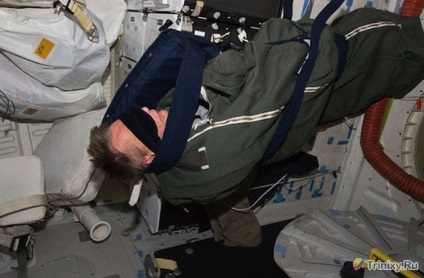 Ca și în astronauții, astronauții dorm în condiții de greutate pe microsecundă (9 fotografii) - trinitatea