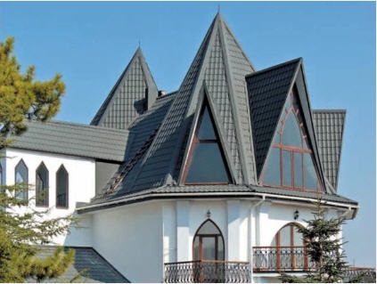 Pantă minimă a acoperișului instrucțiunilor privind plăcile metalice privind instalarea, instalarea acoperișului