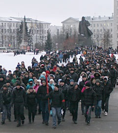 Mitingurile de protest din 10 decembrie au avut loc în 99 de orașe din Rusia rusia