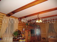 Опънати тавани в стаята, както и снимки на апартамента и къщата - снимки на произведения на recar