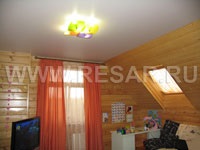 Stretch tavane în cameră și fotografii în apartament și în casă - fotografii ale lucrărilor de companie recar