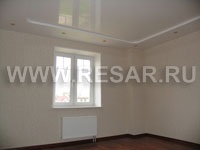 Stretch tavane în cameră și fotografii în apartament și în casă - fotografii ale lucrărilor de recar a companiei