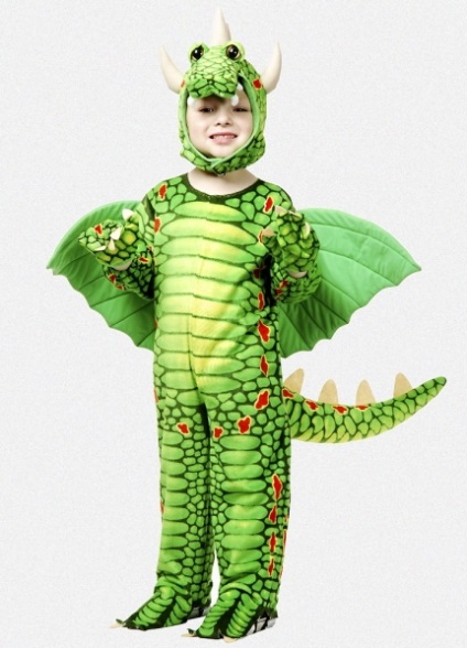 Costumul de dragon pentru copii de Anul Nou