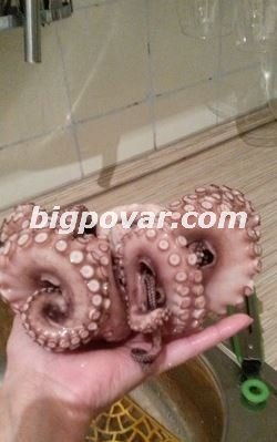 Octopus în portugheză cu rețetă cartofi cu fotografie, gătit pas cu pas