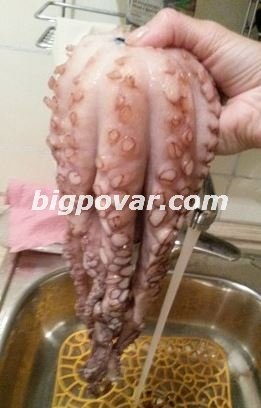 Octopus portugálul burgonyával recept fotóval, lépésről lépésre főzés