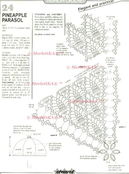 Parasol - sau cum să croșetați o umbrelă