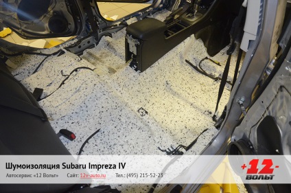 Izolația totală a zgomotului subaru impreza iv (subaru impreza 4), instalarea fotoreportului la Moscova