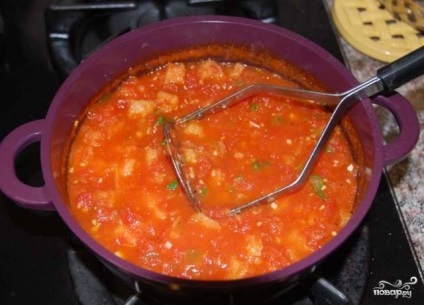 Supă de tomate - o rețetă pas cu pas cu o fotografie pe