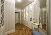 Sala de intrare în stilul coridorului foto din Provence cu mobilier, interior și design, stejar din tria, mic