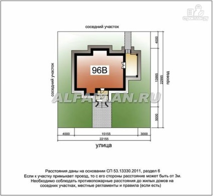 Razumovsky - szecessziós motívummal rendelkező ház, 96b projekt