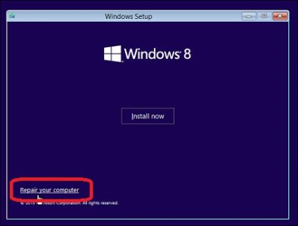 Backup și restaurarea imaginii sistemului în Windows 8