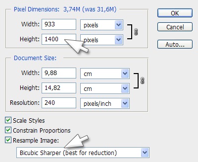 Claritatea fotografiei după redimensionare (fragment pix zoom) Claritatea unei fotografii după redimensionare