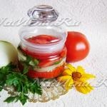 Salată de roșii cu ceapă pentru iarnă, rețetă cu fotografie