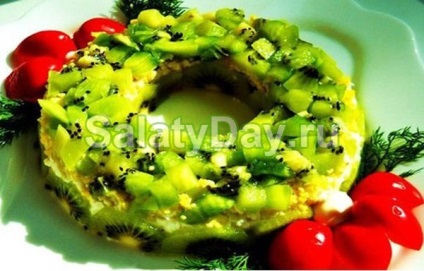Saláta malachit koporsó - egy koporsó vagy karkötő recept formájában fotó és videó