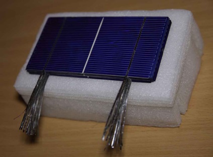 Baterie solară auto-fabricată