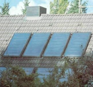Baterie solare acasă pe acoperiș, cogniție principală