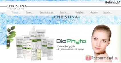 Website cristal cosmetic () cosmetic christina - 