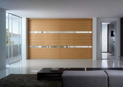 Dulapuri în camera de zi într-un stil modern, și o fotografie de opțiuni posibile