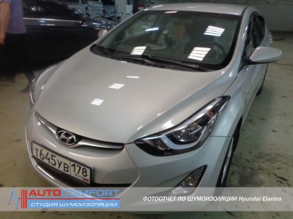 Izolarea zgomotului hyundai elantra, centrul izolației fonice a autoturismelor din Sankt-Petersburg - izolarea zgomotului auto