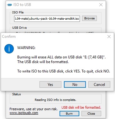 Descărcați iso în usb gratuit